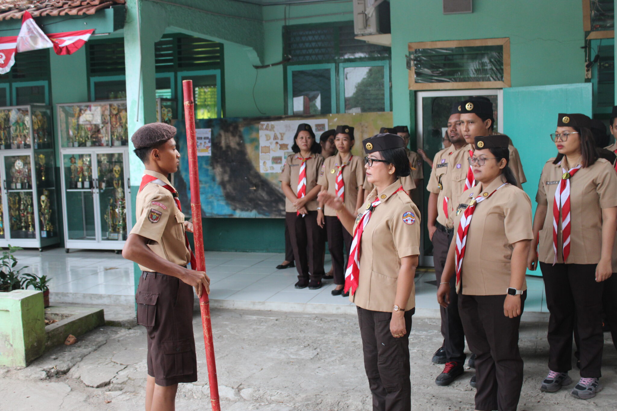 SD Xaverius Kotabumi Melaksanakan Upacara Hari Pramuka ke-65