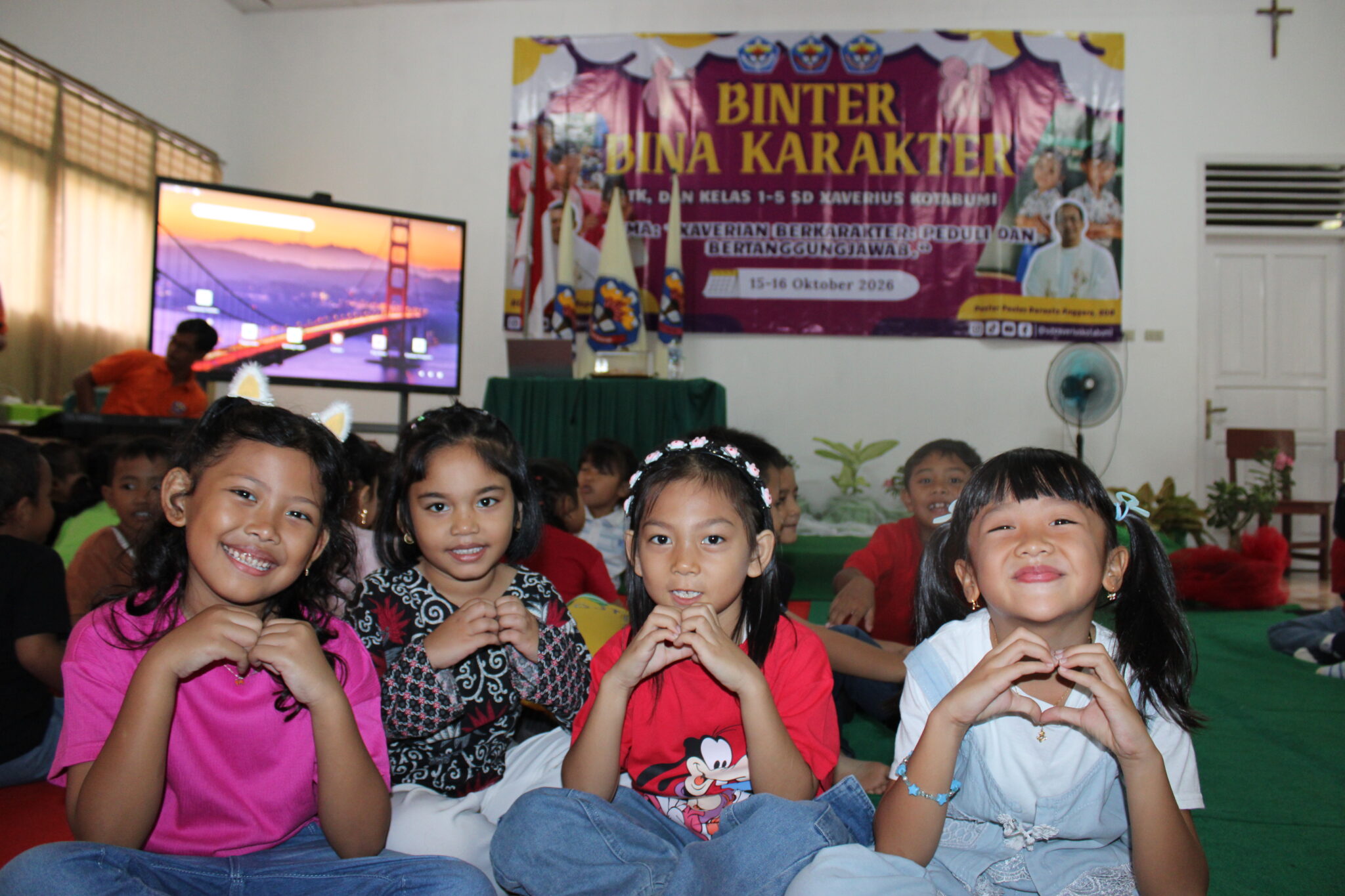 Tanamkan Kepedulian Sejak Dini, Peserta Didik TK dan Kelas 1–2 SD Xaverius Kotabumi Ikuti Binter